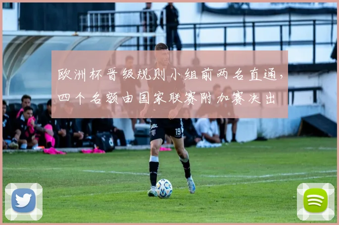 欧洲杯晋级规则小组前两名直通，四个名额由国家联赛附加赛决出